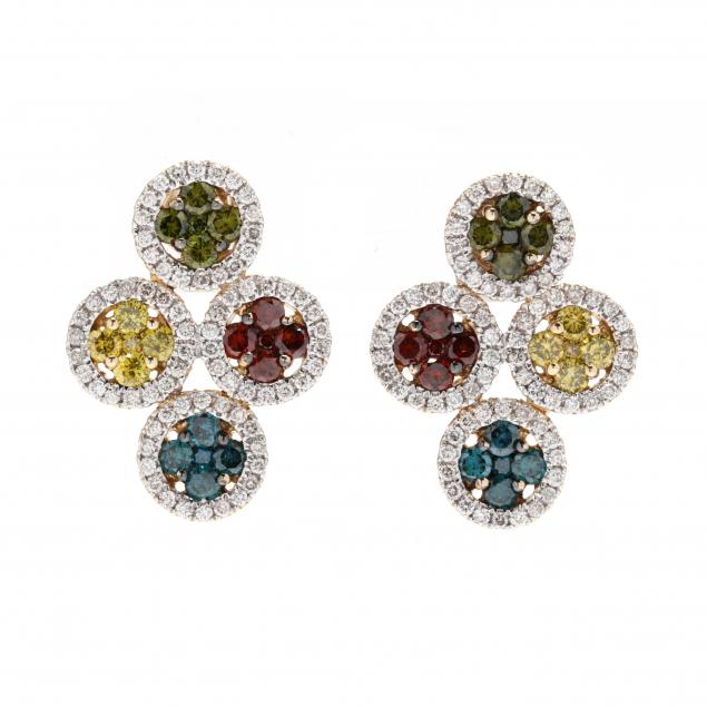 gold-colored-diamond-and-diamond-earrings