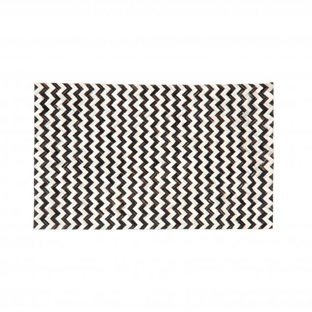 nuloom-chevron-cow-hide-area-rug