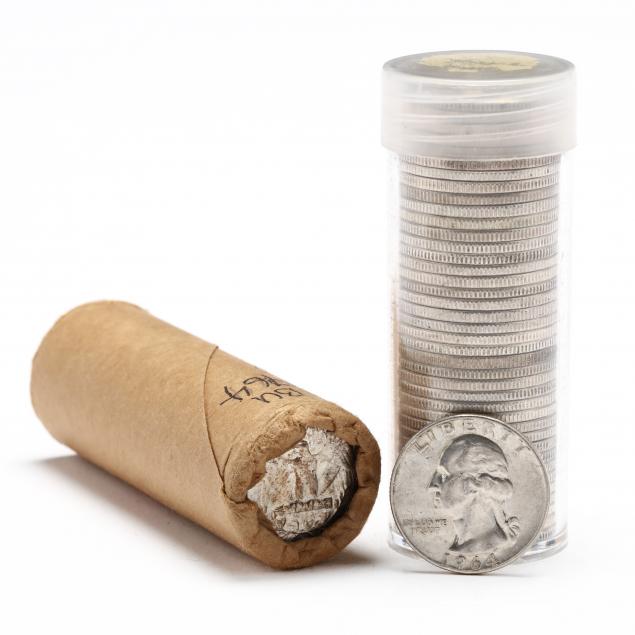 two-rolls-of-90-silver-quarters