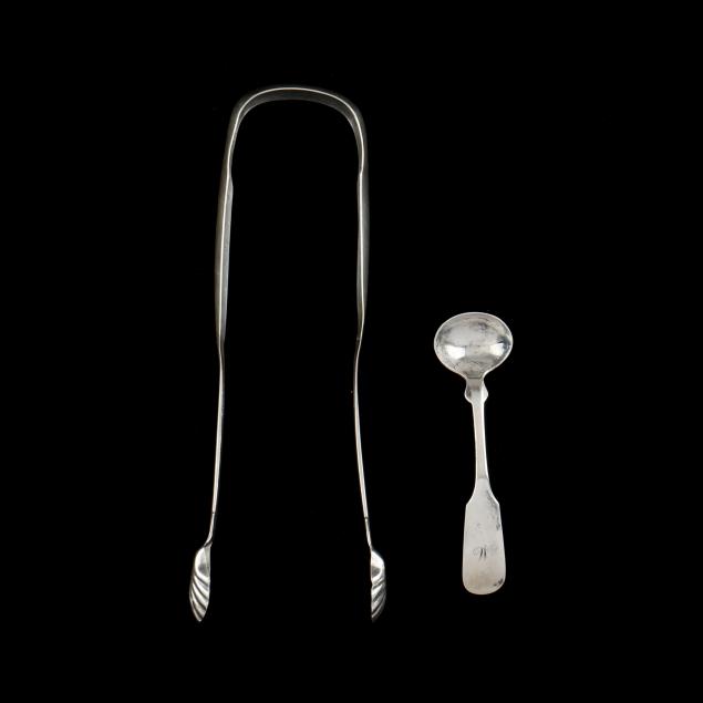 virginia-coin-silver-tongs-and-salt-spoon
