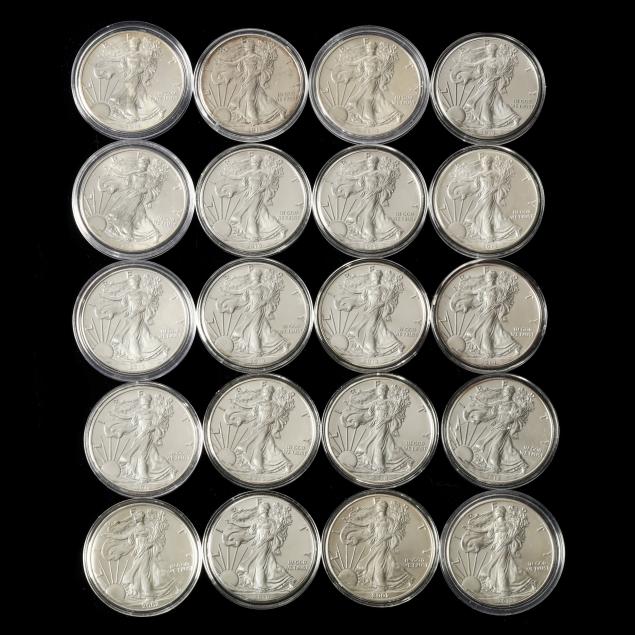 twenty-bu-american-one-ounce-silver-eagles