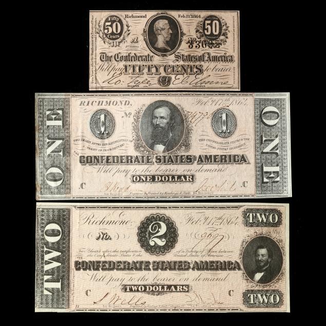 three-crisp-uncirculated-late-war-confederate-notes