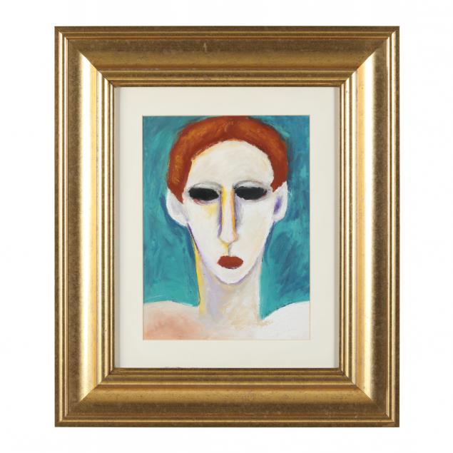 a-contemporary-artist-signed-painting-of-a-head
