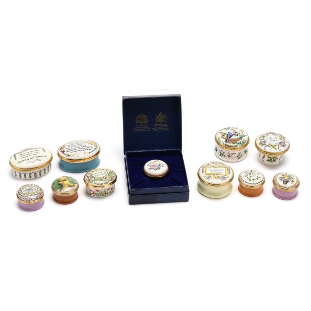 collection-of-eleven-halcyon-days-enamel-pill-boxes