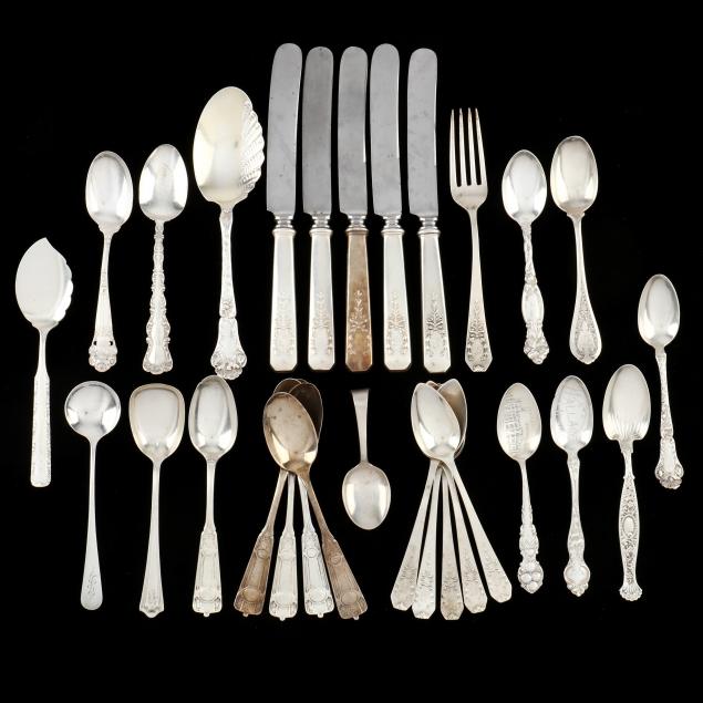 a-grouping-of-29-american-sterling-silver-flatware-items