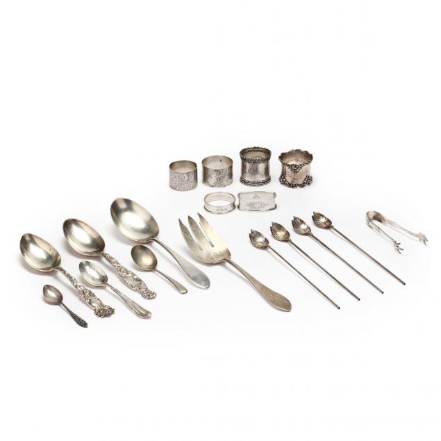 a-grouping-american-sterling-silver-flatware-and-napkin-rings