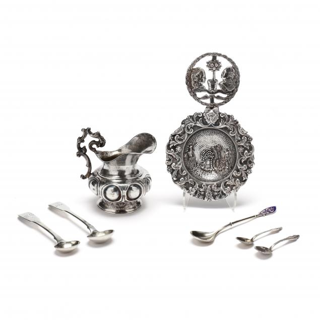 seven-antique-continental-silver-table-accessories
