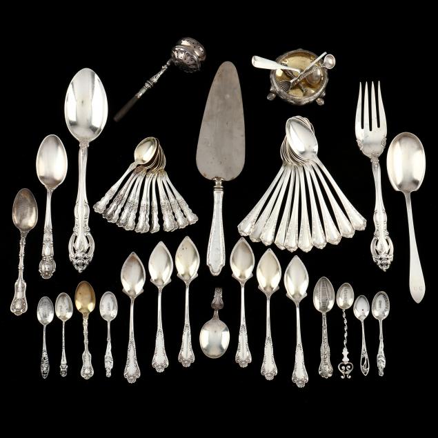 a-grouping-of-american-sterling-and-coin-silver-tableware