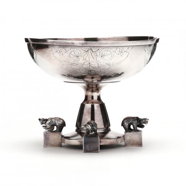 antique-american-silverplate-figural-ice-bowl