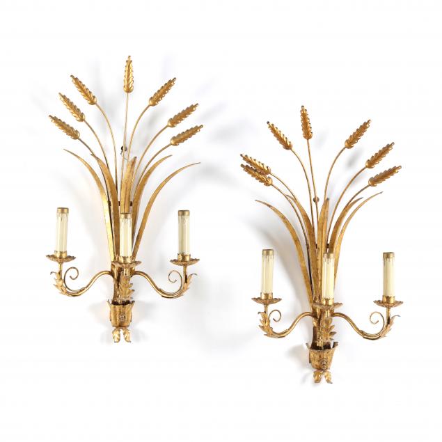 pair-of-italian-gilt-wheat-wall-sconces