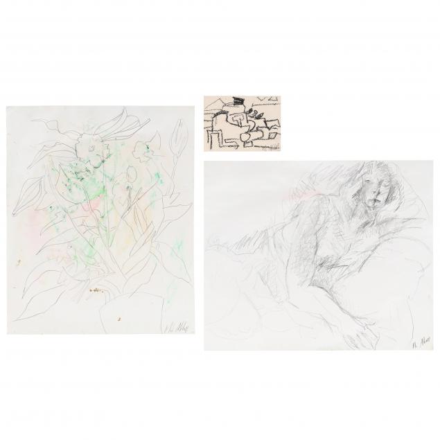 mary-abbott-american-1921-2019-three-drawings