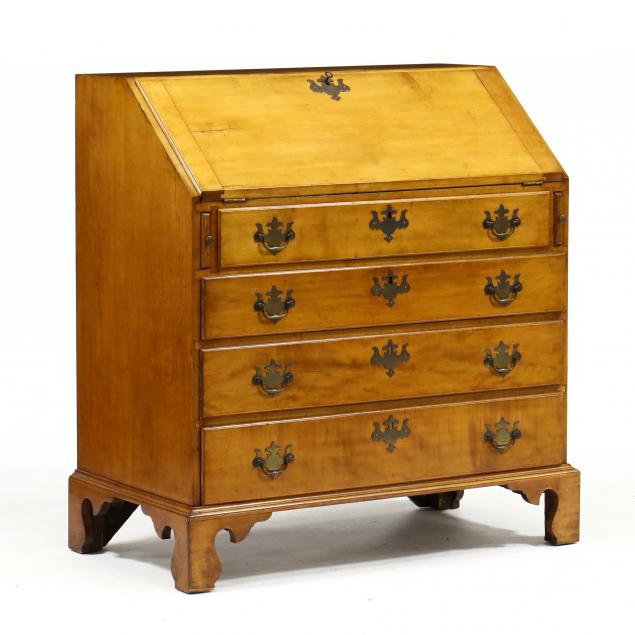 new-england-chippendale-maple-slant-front-desk