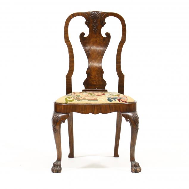an-antique-georgian-style-carved-mahogany-side-chair