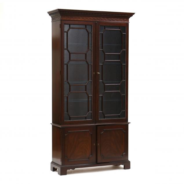 kindel-chippendale-style-mahogany-china-cabinet
