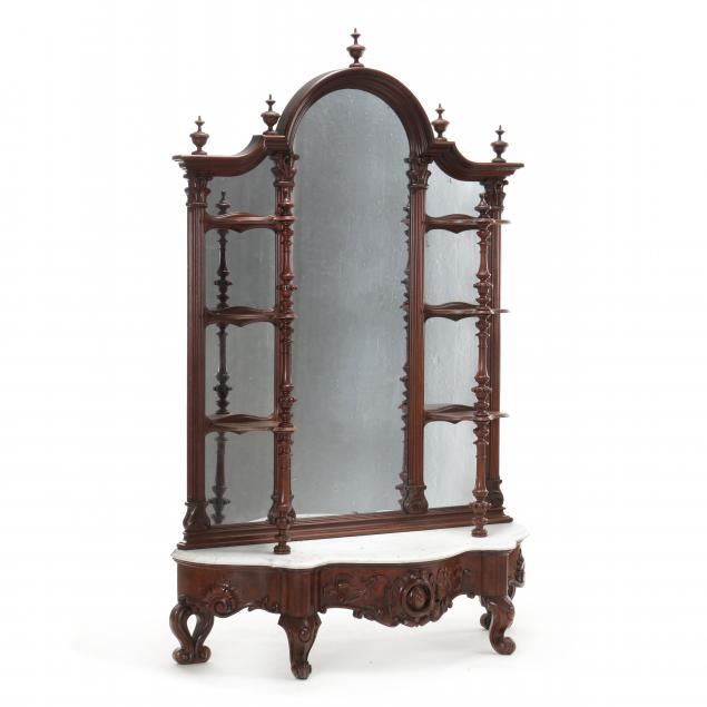 american-rococo-revival-carved-walnut-and-marble-mirrored-etagere