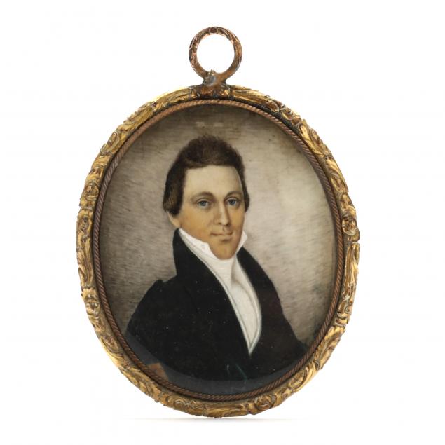 regency-portrait-miniature-of-a-seated-gentleman