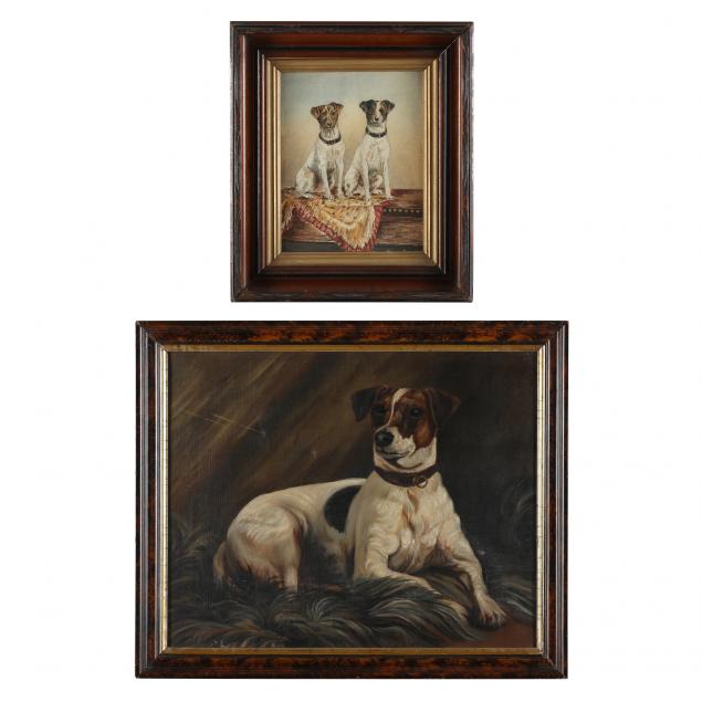 two-antique-paintings-of-beloved-jack-russell-terriers
