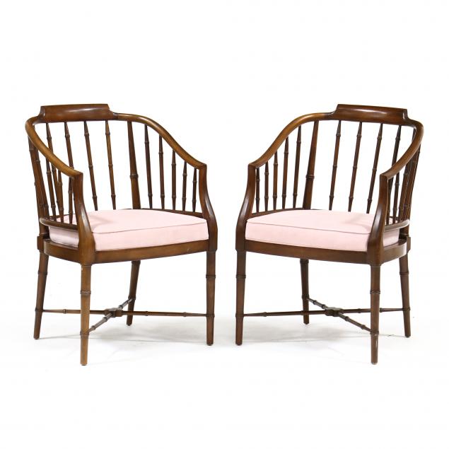 pair-of-regency-style-faux-bamboo-armchairs