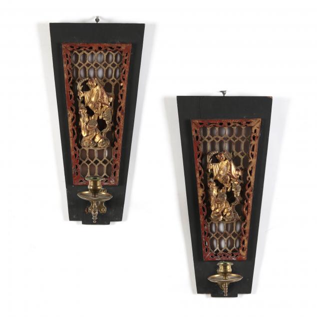 a-pair-of-chinese-carved-painted-and-gilded-wood-sconces
