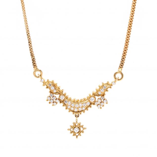 high-karat-gold-and-diamond-necklace-india