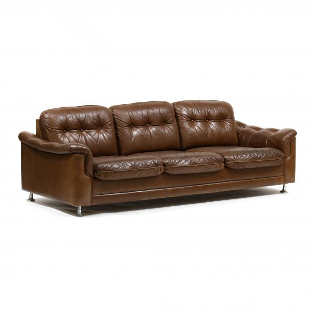 mid-century-leather-sofa