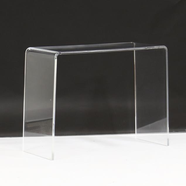 contemporary-lucite-console-table