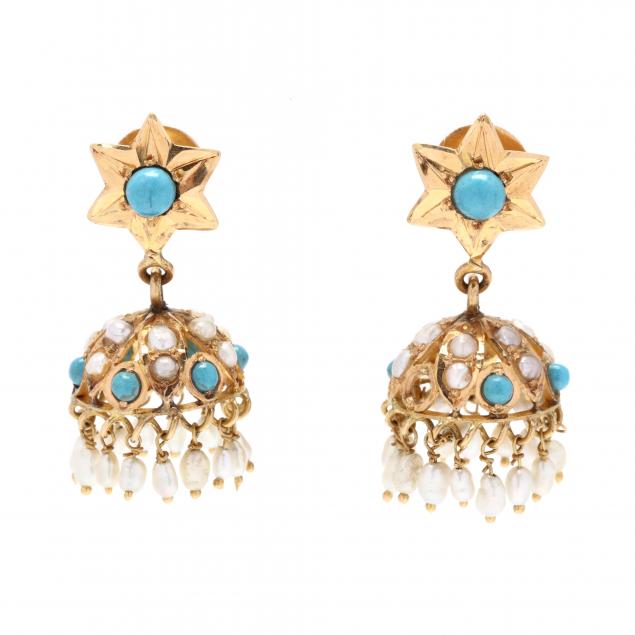 gold-pearl-and-turquoise-i-jhumka-i-style-earrings-india