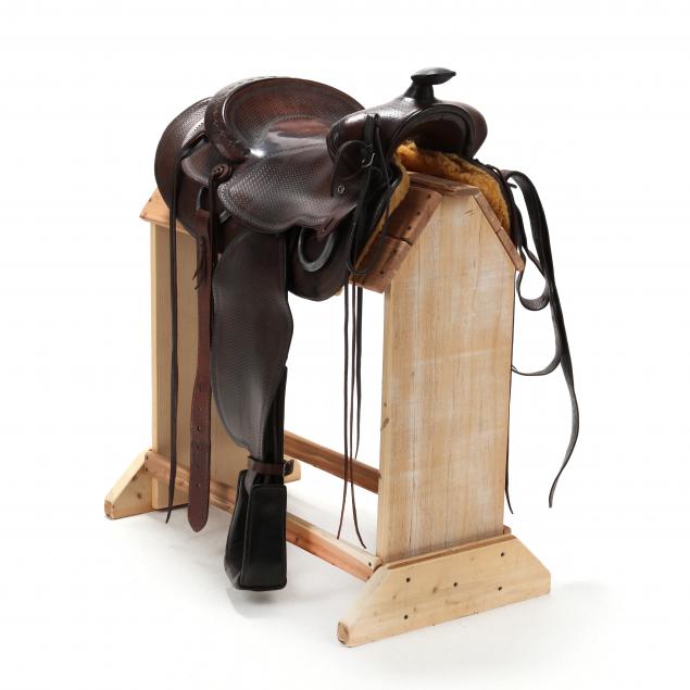 vintage-bona-allen-western-roping-saddle