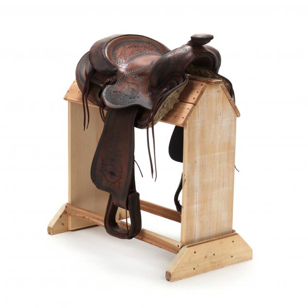 vintage-ozark-saddle-company-western-roping-saddle