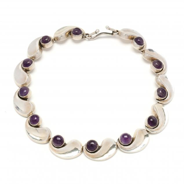 silver-and-amethyst-collar-necklace-antonio-pineda