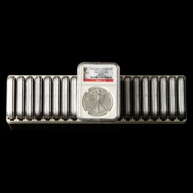 twenty-20-ngc-graded-american-silver-eagles