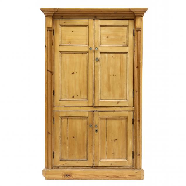 continental-pine-corner-cupboard