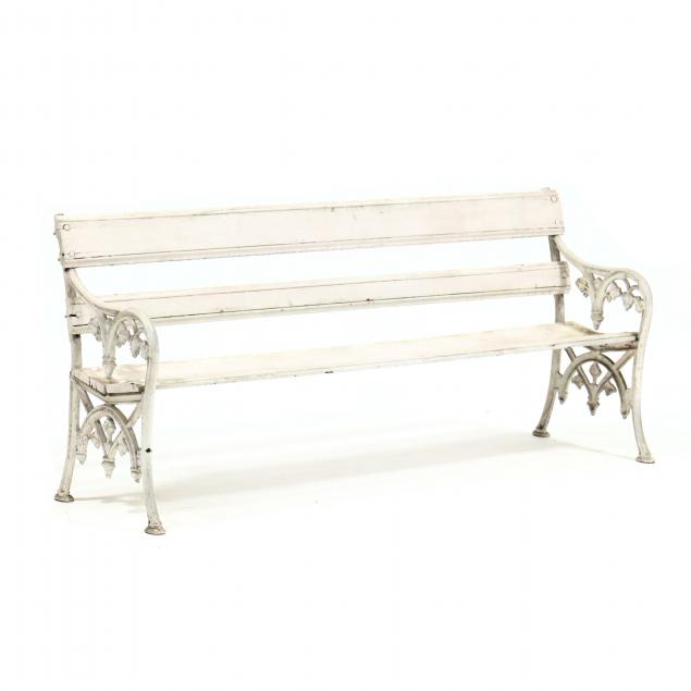 antique-iron-and-wood-garden-bench