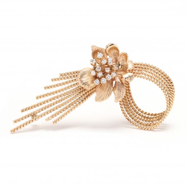 gold-and-diamond-flower-motif-brooch