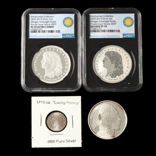 four-privately-issued-silver-rounds
