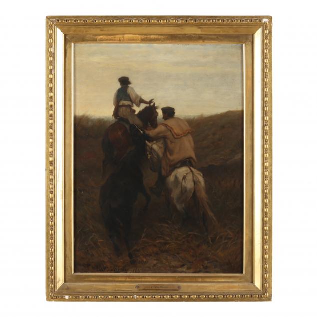 otto-von-thoren-austrian-1828-1889-horse-herding-on-the-plain