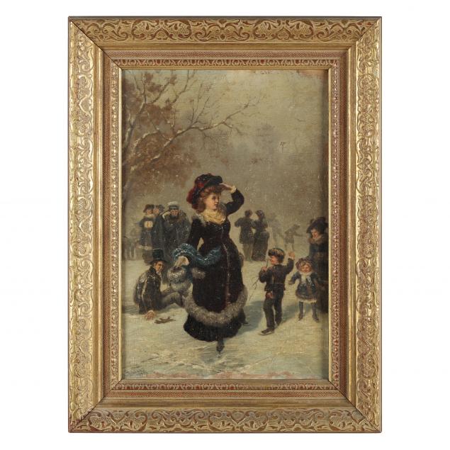 a-charming-victorian-painting-of-a-skating-scene