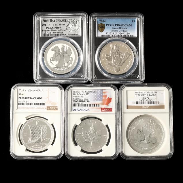 five-graded-21st-century-world-silver-crowns