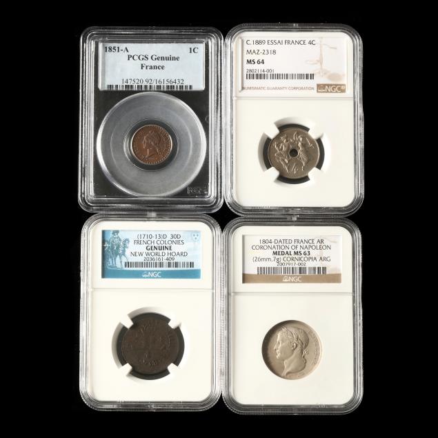 four-numismatic-items-associated-with-france