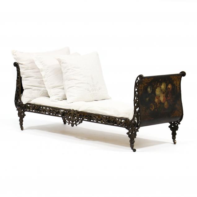 antique-tole-painted-daybed
