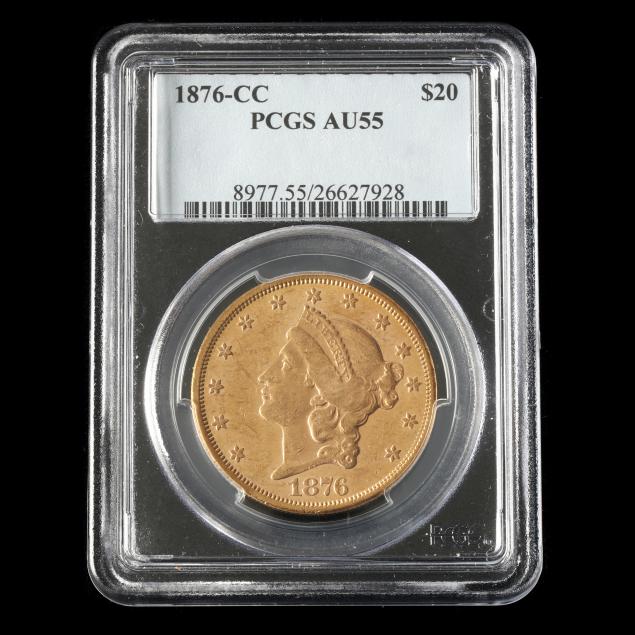 1876-cc-liberty-head-20-gold-double-eagle-pcgs-au55