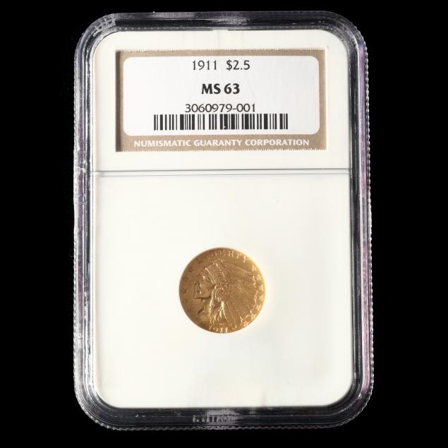 1911-indian-head-2-50-gold-quarter-eagle-ngc-ms63