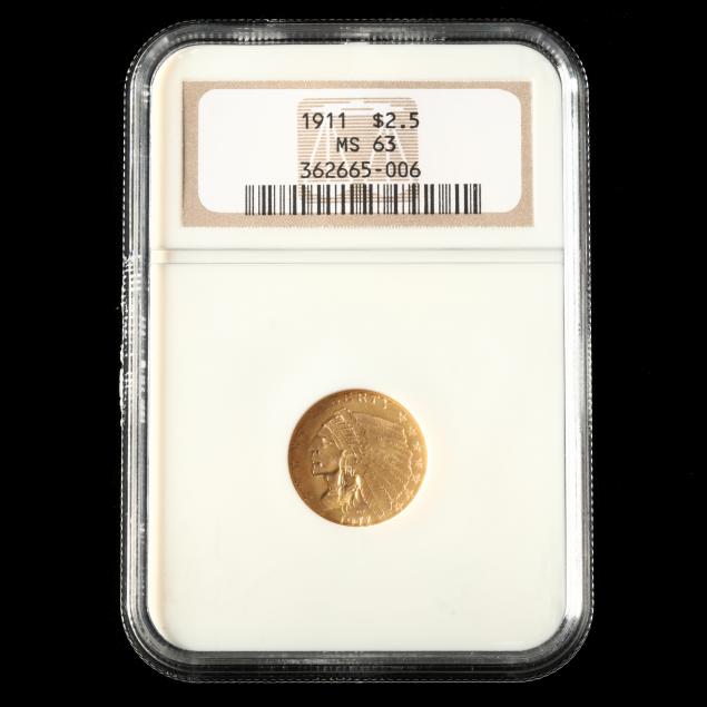 1911-indian-head-2-50-gold-quarter-eagle-ngc-ms63