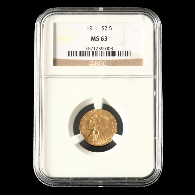 1911-indian-head-2-50-gold-quarter-eagle-ngc-ms63