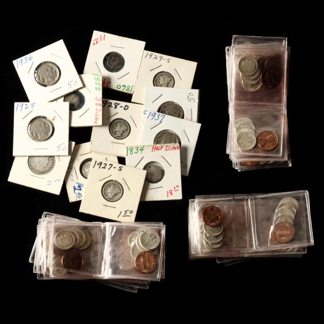 twelve-12-obsolete-u-s-coins-with-a-totally-enigmatic-grouping-of-coins