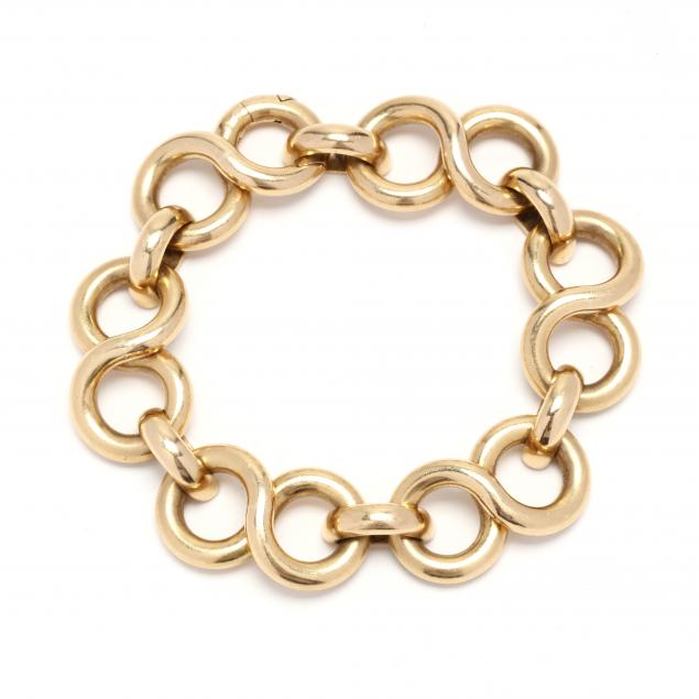 vintage-gold-link-bracelet