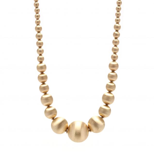graduated-gold-bead-necklace