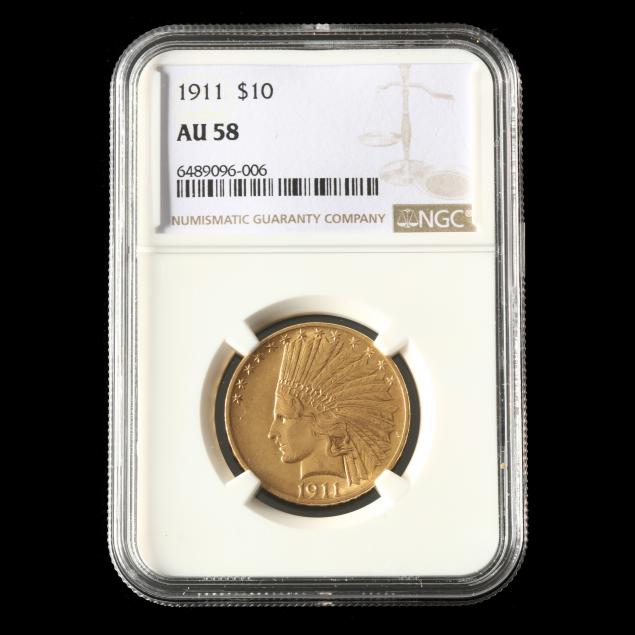 1911-10-indian-head-gold-eagle-ngc-au58