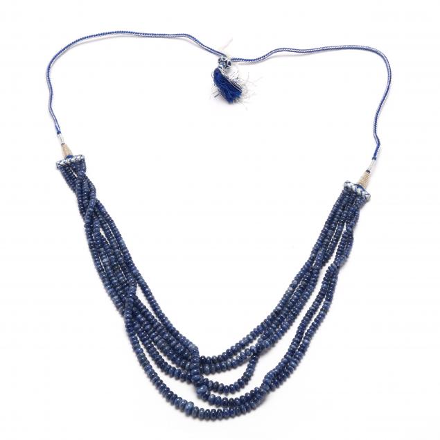 multi-strand-sapphire-bead-necklace