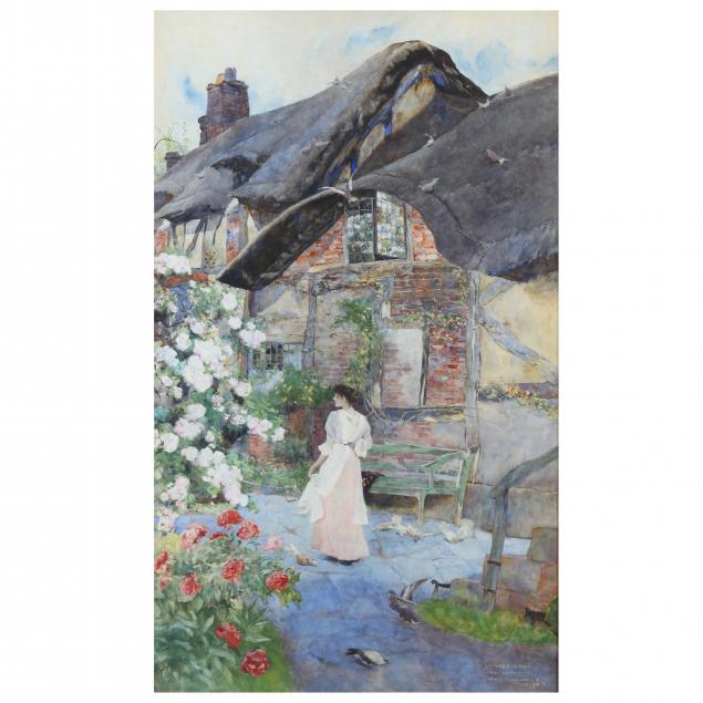 david-woodlock-british-1842-1929-i-at-anne-hathaway-s-cottage-i